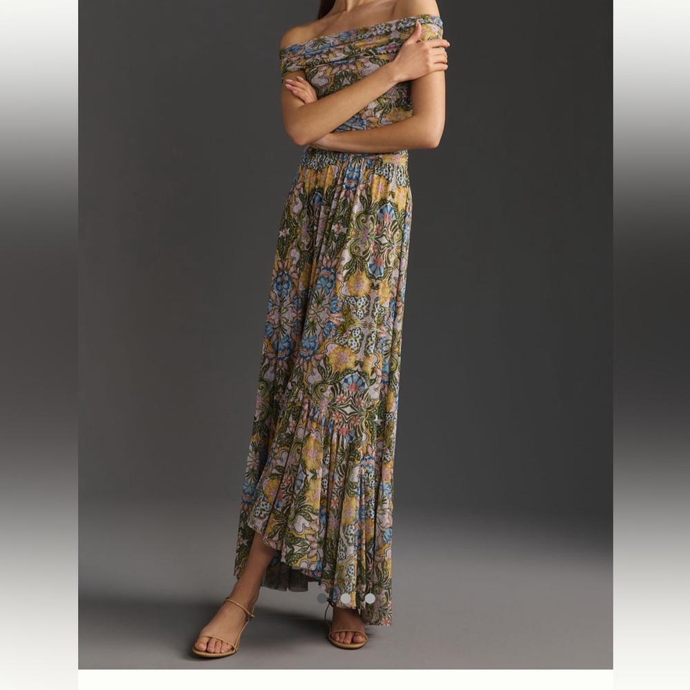 MISA Los Angeles Fiorella off the shoulder dress. Only worn once!